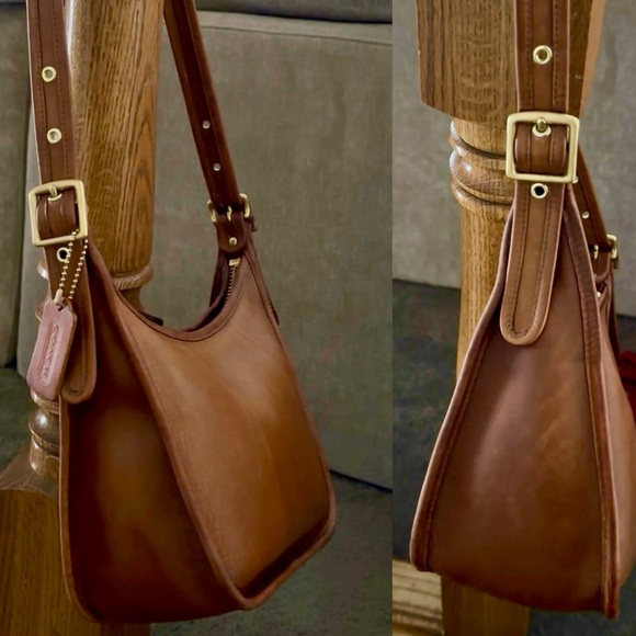 VINTAGE COACH JANICE’S LEGACY BURNISHED CROSSBODY BAG 9950 - Picture 9 of 17